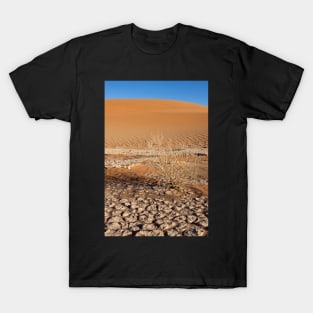 Cracked sand patterns. T-Shirt